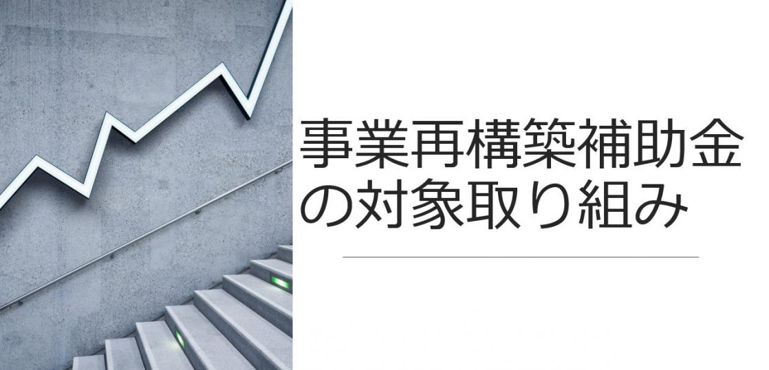 事業再構築補助金の対象 補助金 資金調達ガイド